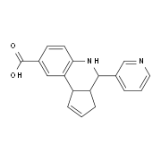 4-Pyridin-3-yl-3a,4,5,9b-tetrahydro-3H-cyclopenta[c]quinoline-8-carboxylic acid