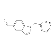 1-(Pyridin-3-ylmethyl)-1H-indole-5-carbaldehyde