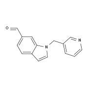 1-(Pyridin-3-ylmethyl)-1H-indole-6-carbaldehyde