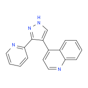 4-(3-Pyridin-2-yl-1H-pyrazol-4-yl)quinoline
