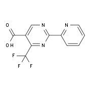 2-(2-Pyridinyl)-4-(trifluoromethyl)-5-pyrimidinecarboxylic acid