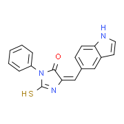 (5E)-5-(1H-Indol-5-ylmethylene)-2-mercapto-3-phenyl-3,5-dihydro-4H-imidazol-4-one