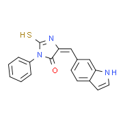 (5E)-5-(1H-Indol-6-ylmethylene)-2-mercapto-3-phenyl-3,5-dihydro-4H-imidazol-4-one