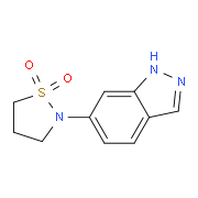 2-(1H-Indazol-6-yl)tetrahydro-1H-1lambda~6~-isothiazole-1,1-dione