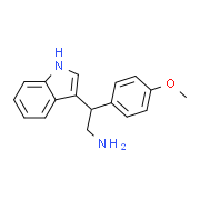 2-(1H-Indol-3-yl)-2-(4-methoxy-phenyl)-ethylamine