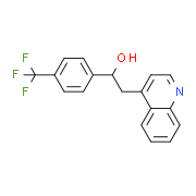 2-Quinolin-4-yl-1-(4-trifluoromethylphenyl)ethanol