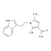 1-[2-(1H-Indol-3-yl)ethyl]-2,5-dimethyl-1H-pyrrole-3-carboxylic acid