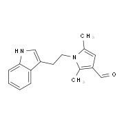 1-[2-(1H-Indol-3-yl)-ethyl]-2,5-dimethyl-1H-pyrrole-3-carbaldehyde
