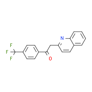 2-Quinolin-2-yl-1-[4-(trifluoromethyl)phenyl]-ethanone