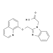 {2-[(Quinolin-8-yloxy)methyl]-1H-benzimidazol-1-yl}acetic acid
