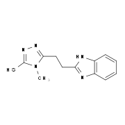 5-[2-(1H-Benzoimidazol-2-yl)-ethyl]-4-methyl-4H-[1,2,4]triazole-3-thiol