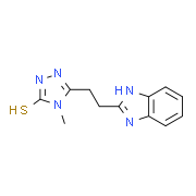 5-[2-(1H-Benzoimidazol-2-yl)-ethyl]-4-methyl-4H-[1,2,4]triazole-3-thiol