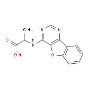 2-(Benzo[4,5]furo[3,2-d]pyrimidin-4-ylamino)-propionic acid