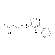 4-(Benzo[4,5]furo[3,2-d]pyrimidin-4-ylamino)-butyric acid