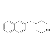 2-Naphthyl 4-piperidinyl ether