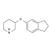 2,3-Dihydro-1H-inden-5-yl 3-piperidinyl ether