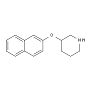 2-Naphthyl 3-piperidinyl ether