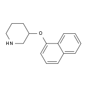 1-Naphthyl 3-piperidinyl ether