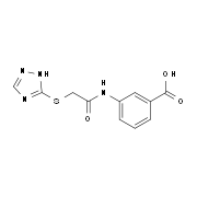 3-[2-(2H-[1,2,4]Triazol-3-ylsulfanyl)acetylamino]-benzoic acid