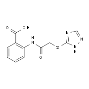 2-[2-(2H-[1,2,4]Triazol-3-ylsulfanyl)acetylamino]-benzoic acid