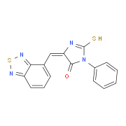 (5E)-5-(2,1,3-Benzothiadiazol-4-ylmethylene)-2-mercapto-3-phenyl-3,5-dihydro-4H-imidazol-4-one