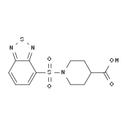 1-(2,1,3-Benzothiadiazol-4-ylsulfonyl)piperidine-4-carboxylic acid