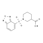1-(2,1,3-Benzothiadiazol-4-ylsulfonyl)piperidine-3-carboxylic acid