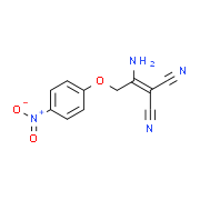 2-[1-Amino-2-(4-nitrophenoxy)ethylidene]malononitrile