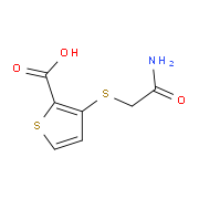 3-[(2-Amino-2-oxoethyl)sulfanyl]-2-thiophenecarboxylic acid