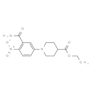 Ethyl 1-[3-(aminocarbonyl)-4-nitrophenyl]-4-piperidinecarboxylate