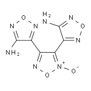 4-[4-(4-Amino-1,2,5-oxadiazol-3-yl)-2-oxido-1,2,5-oxadiazol-3-yl]-1,2,5-oxadiazol-3-amine
