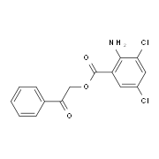 2-Oxo-2-phenylethyl 2-amino-3,5-dichlorobenzenecarboxylate