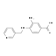 3-Amino-4-[(pyridin-3-ylmethyl)-amino]-benzoic acid