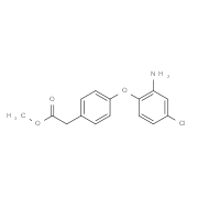 Methyl 2-[4-(2-amino-4-chlorophenoxy)phenyl]-acetate