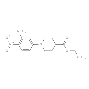 Ethyl 1-(3-amino-4-nitrophenyl)-4-piperidinecarboxylate