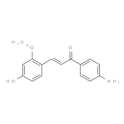 (2E)-1-(4-Aminophenyl)-3-(4-hydroxy-2-methoxyphenyl)prop-2-en-1-one