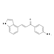 (2E)-1-(4-Aminophenyl)-3-(1H-indol-4-yl)-prop-2-en-1-one