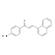 (2E)-1-(4-Aminophenyl)-3-(1-naphthyl)-prop-2-en-1-one