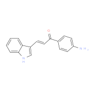 (2E)-1-(4-Aminophenyl)-3-(1H-indol-3-yl)-prop-2-en-1-one