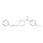 (4-Aminophenyl)[4-(3-phenyl-2-propenyl)piperazino]methanone