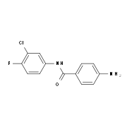 4-Amino-N-(3-chloro-4-fluorophenyl)benzamide