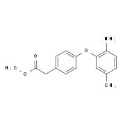 Methyl 2-[4-(2-amino-5-methylphenoxy)phenyl]-acetate
