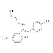 [2-(4-Amino-phenyl)-6-methyl-imidazo[1,2-a]-pyridin-3-yl]-(2-methoxy-ethyl)-amine