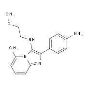 [2-(4-Amino-phenyl)-5-methyl-imidazo[1,2-a]-pyridin-3-yl]-(2-methoxy-ethyl)-amine