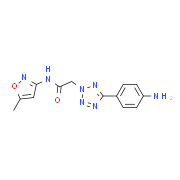 2-[5-(4-Amino-phenyl)-tetrazol-2-yl]-N-(5-methyl-isoxazol-3-yl)-acetamide