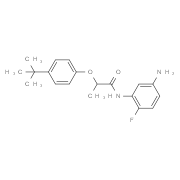 N-(5-Amino-2-fluorophenyl)-2-[4-(tert-butyl)-phenoxy]propanamide