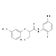 N-(5-Amino-2-fluorophenyl)-2-(3-methylphenoxy)-butanamide
