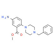 Methyl 5-amino-2-(4-benzylpiperazino)benzenecarboxylate