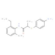2-[(4-Aminophenyl)thio]-N-(2-ethyl-6-methylphenyl)propanamide
