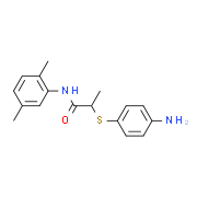 2-[(4-Aminophenyl)thio]-N-(2,5-dimethylphenyl)-propanamide